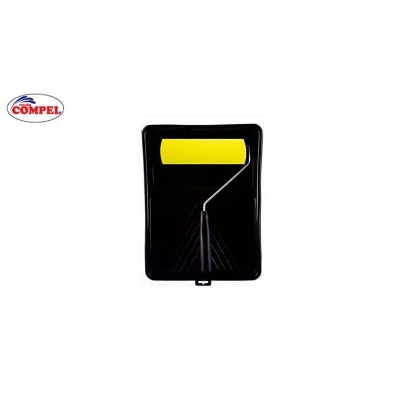 Kit Pintura Compel 0.916 Bandeja e Rolo Espuma 23cm - COMPEL