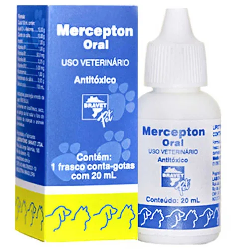 MERCEPTON ORAL 20 ML - BRAVET - Cachorro
