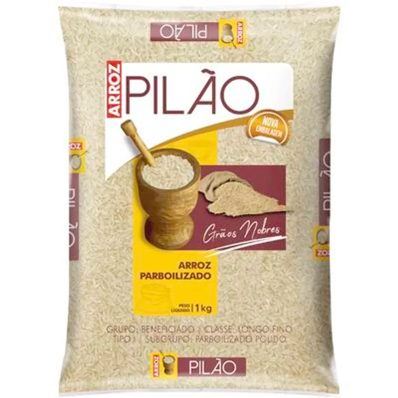 Arroz Pilão Parboilizado - Tipo 1 1kg