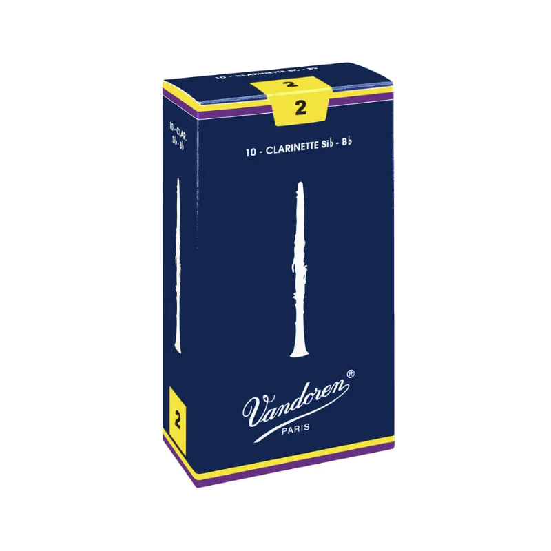 Palheta Vandoren para Clarinete Sib Tradicional com 10 2