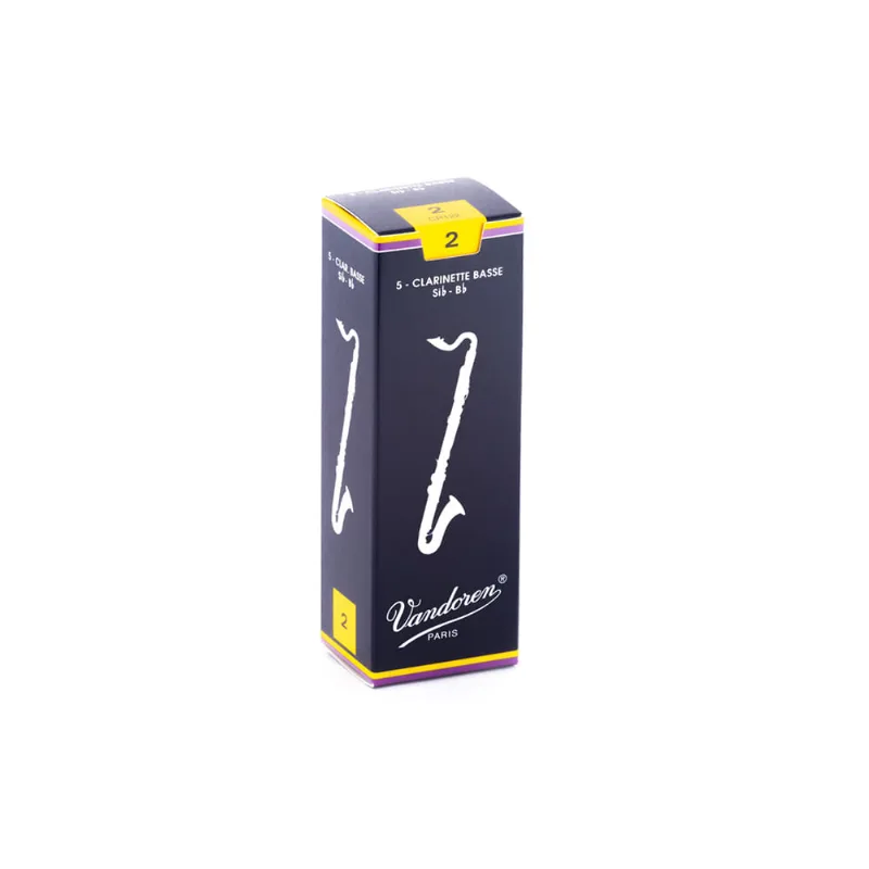 Palheta Vandoren para Clarinete Baixo Tradicional com 5 2