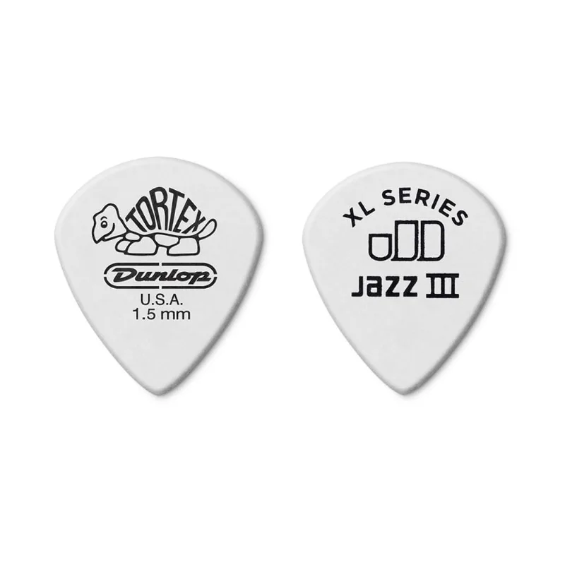Palheta Dunlop Tortex Jazz III XL 498P Com 12 1.50mm