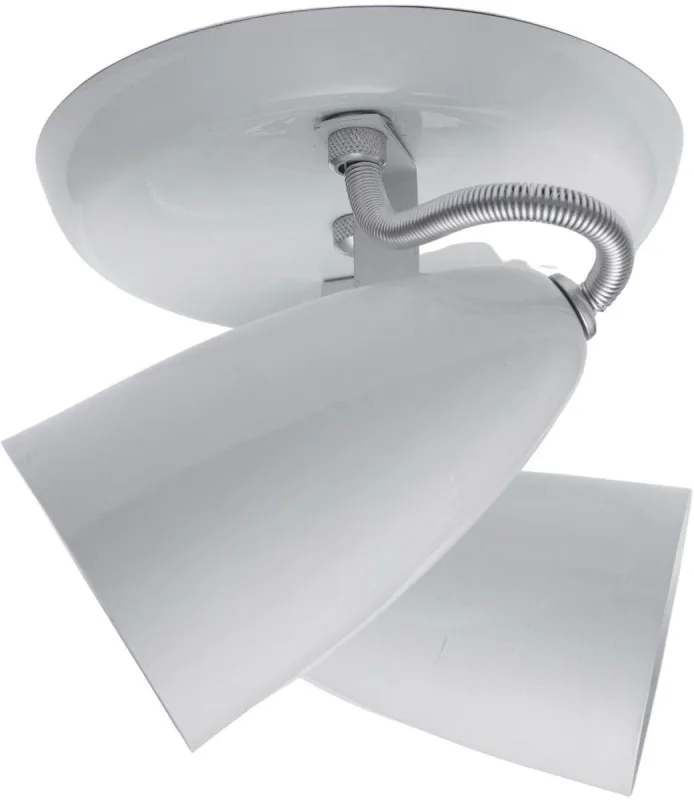 Spot de Sobrepor 2 Lâmpadas Sinsinati Até 100W Alumínio Jm 702/2Br Branco Bivolt - JM Iluminação - Construção