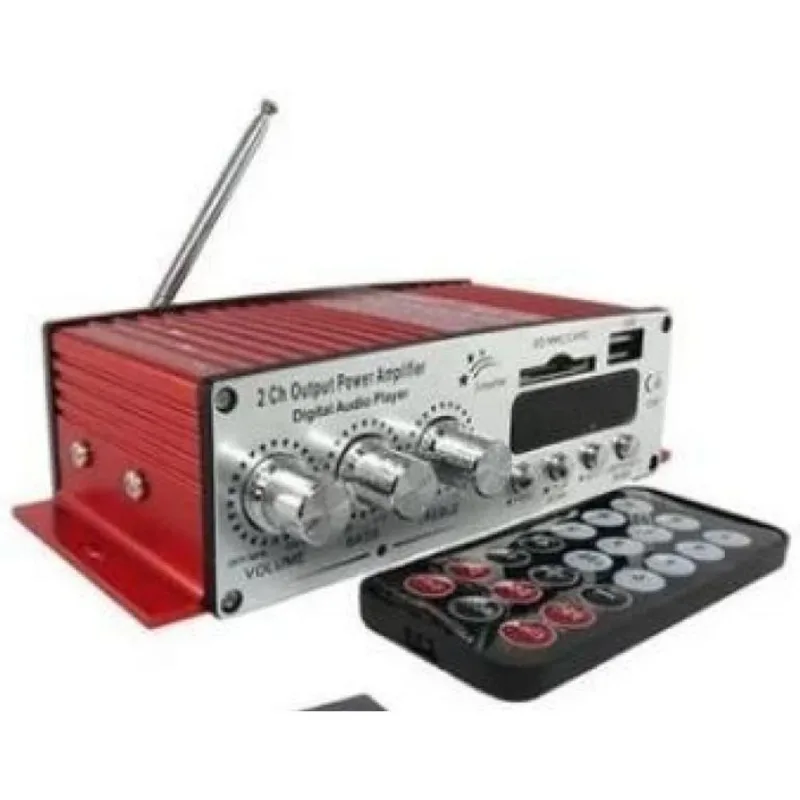Receiver Amplificador Potencia 2 Canais Casa Som Ambiente