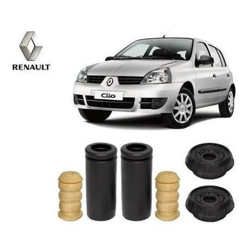 2 Kit Batente Coxim Amortecedor Dianteiro Clio 2000 2001 2002 2003