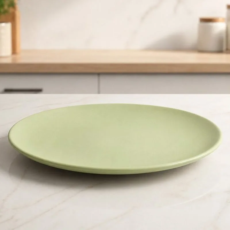 Pratos Sobremesa Lanche Unni Oliva Oxford 20cm Kit Jogo 8pçs - Genérico - Utilidades Domesticas