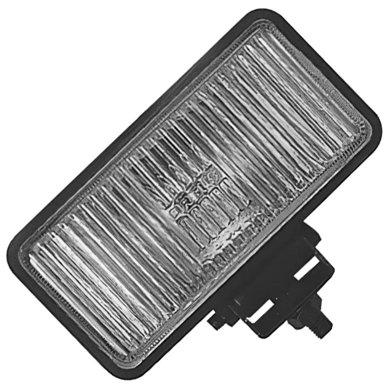 Farol de Milha Lente Cristal Moldura Preta Auxiliar Neblina