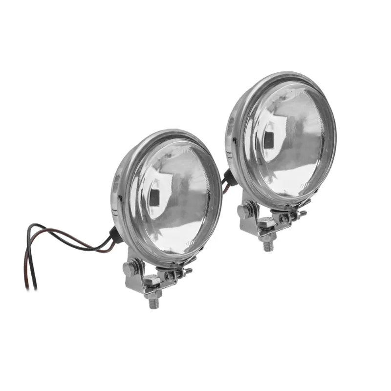 Farol Milha Auxiliar Universal Vidro Carcaça de Ferro Linha Pesada Orgus