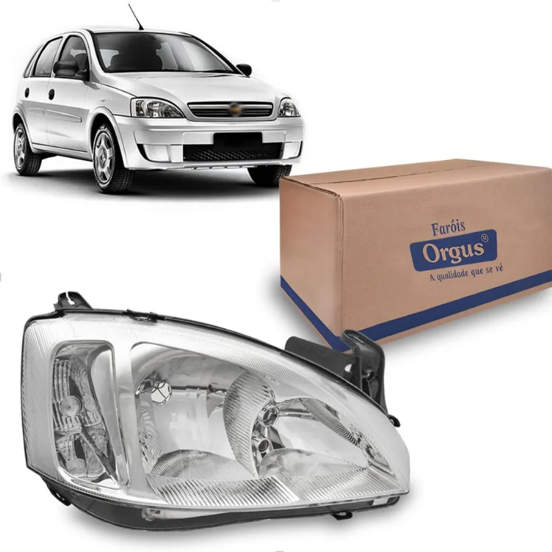 Farol Montana 2008 até 2010 Corsa 2002 até 2012 Pisca Liso Foco Duplo Orgus Direito