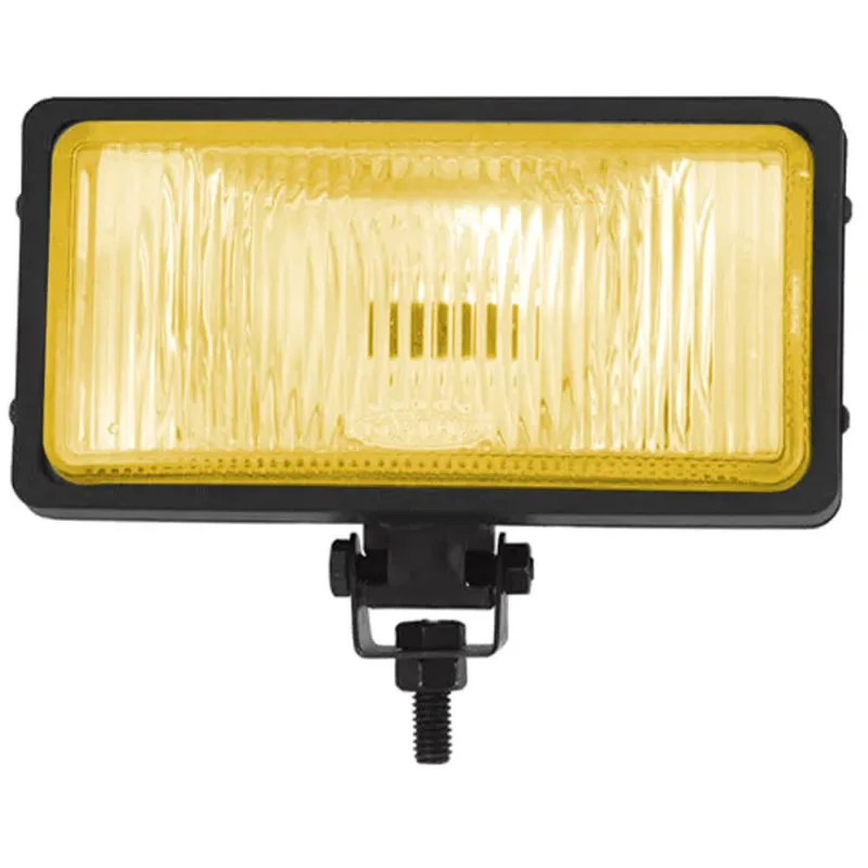 Farol de Milha Lente Amarela Moldura Preta 86X168mm Orgus
