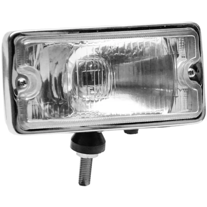 Farol de Milha Lente Cristal Cromado Retangular Orgus XR230