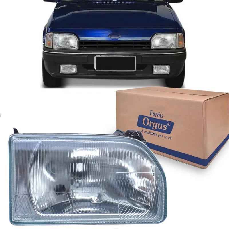 Farol Escort 1986 até 1992 Verona Apollo 1990 até 1992 Vidro Orgus Direito