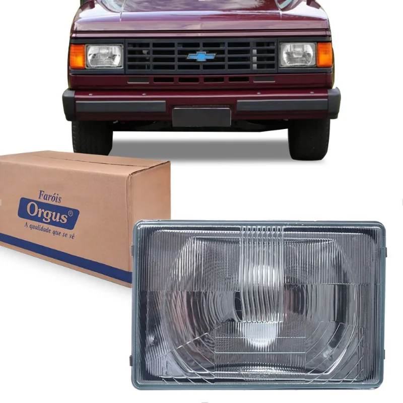 Farol Opala Caravan Veraneio A10 A20 C20 D20 D40 Orgus Esquerdo