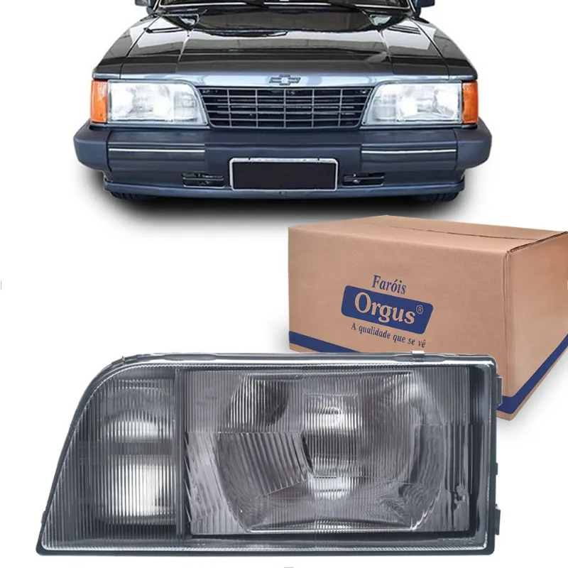 Farol Opala Caravan 1988 até 1992 Auxiliar Neblina Vidro Orgus Esquerdo