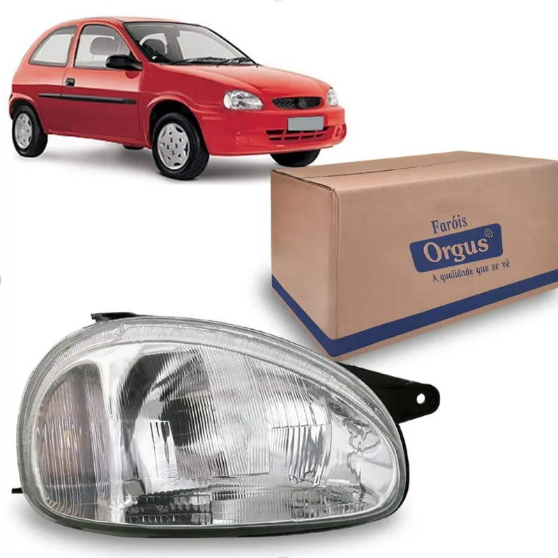 Farol Corsa 1994 1995 1996 1997 1998 1999 2000 Vidro Orgus Direito