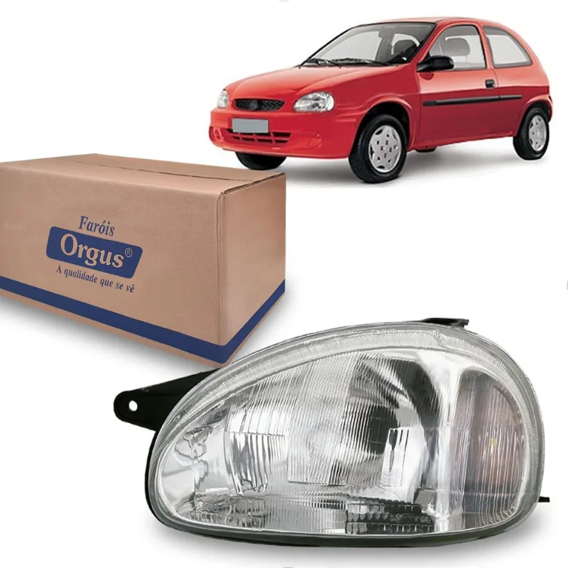 Farol Corsa 1994 1995 1996 1997 1998 1999 2000 Vidro Orgus Esquerdo