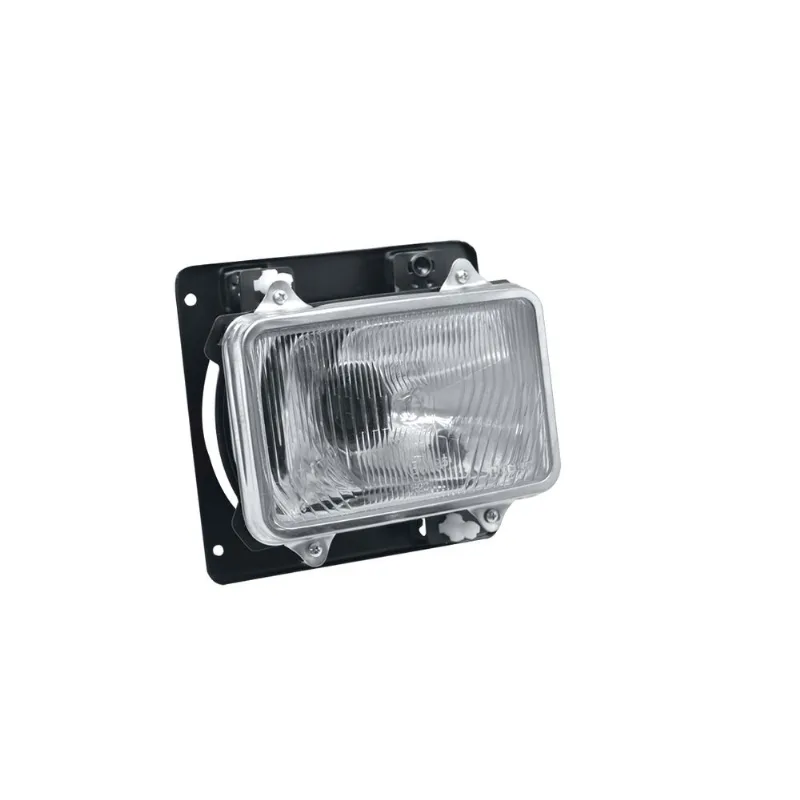 Farol para MB Bicudo 1218 1618 1935 1989 até 1998 com Meia Luz Aro Cromado Orgus Direito