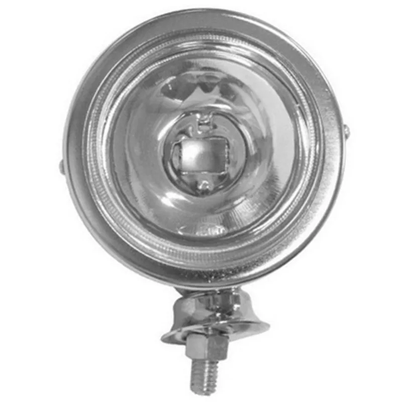 Farol de Milha Cristal Redondo Cromado C/Soquete H3 Off-Road