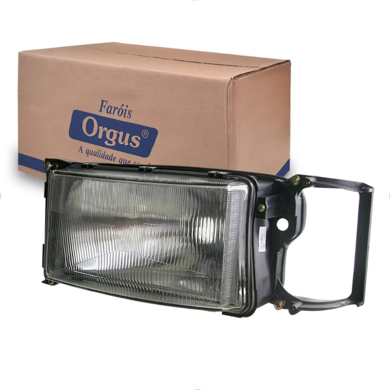 Farol para Scania S4 P G R T 1998 até 2005 S5 P G R 2007 até 2012 Vidro Orgus Esquerdo