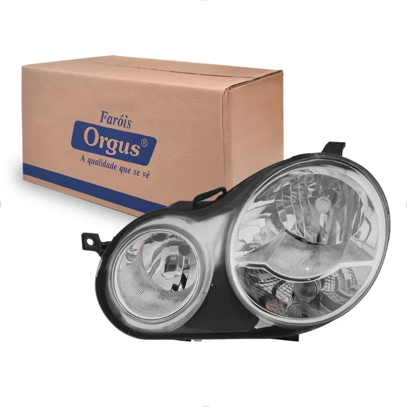 Farol Polo 2002 até 2006 Foco Duplo Orgus Esquerdo