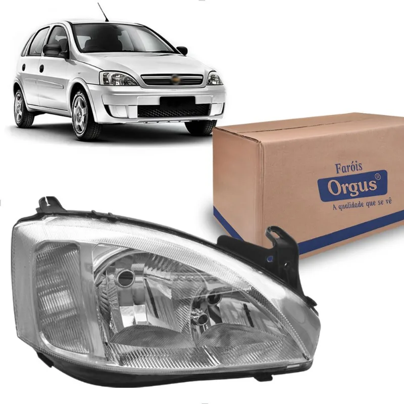 Farol Corsa Montana 2002 até 2007 Pisca Frisado Orgus Direito