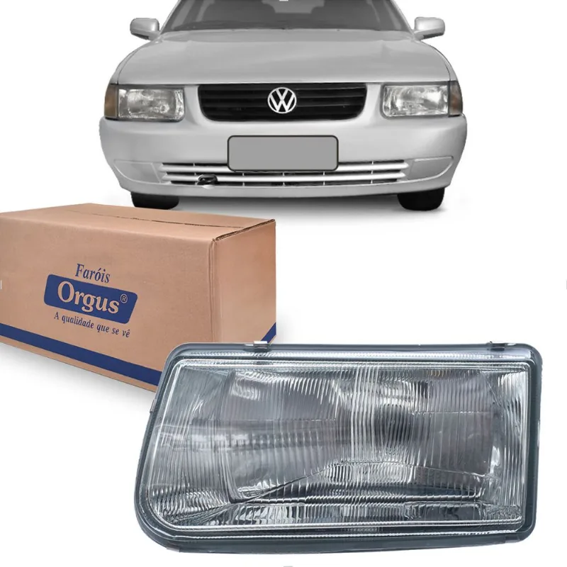 Farol Santana 1998 até 2006 Quantum 1998 até 2002 Vidro Orgus Esquerdo