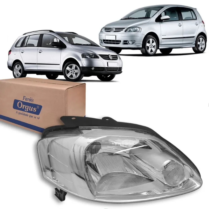 Farol Fox Crossfox Spacefox 2004 até 2009 Cibié Orgus Direito
