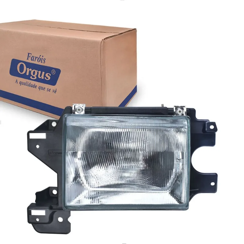 Farol F1000 F4000 1992 1993 1994 1995 1996 com Soquete e Regulador Orgus Esquerdo