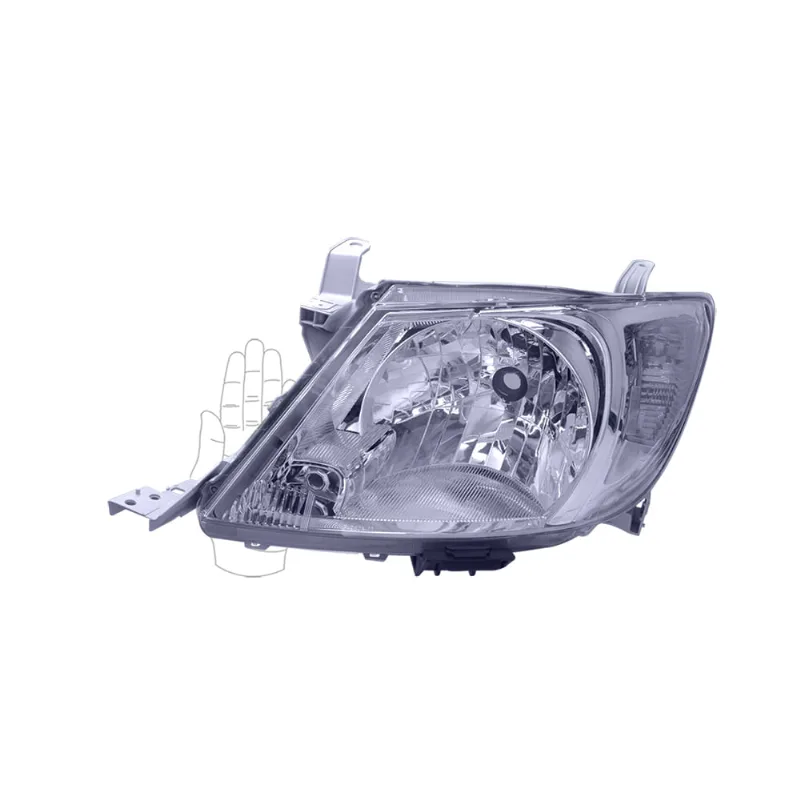 Farol Hilux SRV 09/11 Com Pisca Cristal Esquerdo Orgus