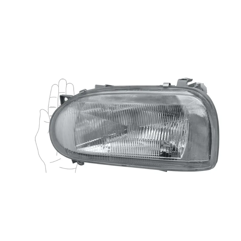 Farol Vw Golf GL MK3 1992 até 1997 Esquerdo Orgus