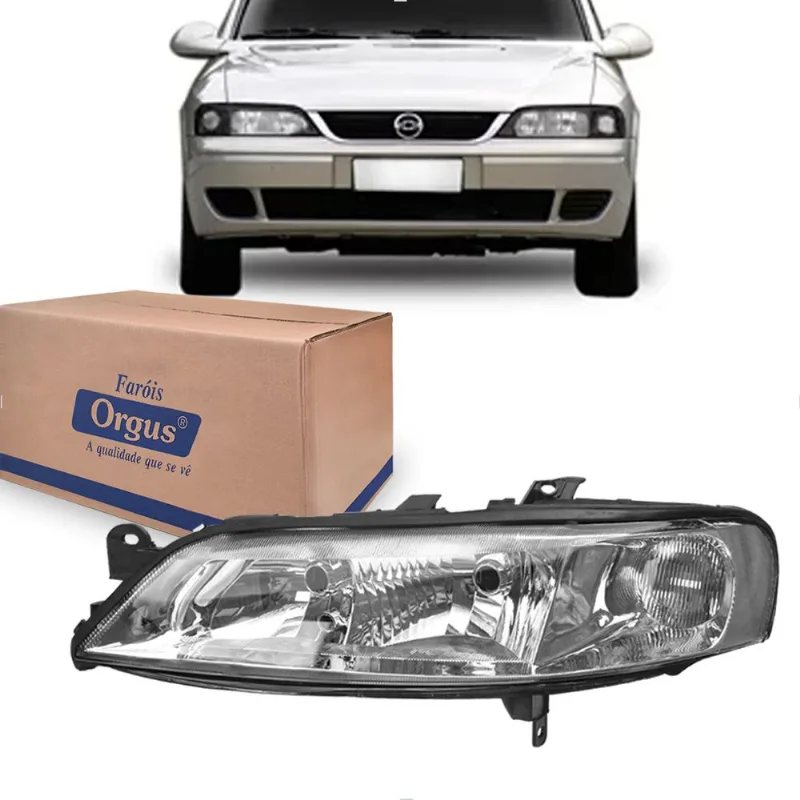 Farol Vectra 2000 2001 2002 2003 2004 2005 sem Motor Regulagem Esquerdo Orgus