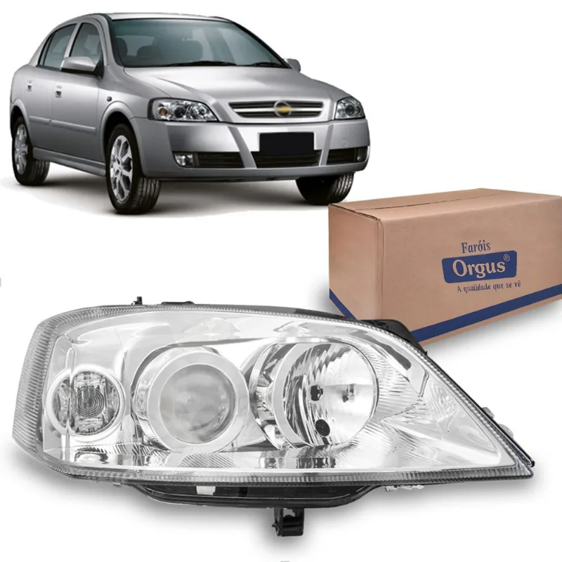 Farol Astra 2003 até 2011 sem Motor Regulagem Orgus Direito
