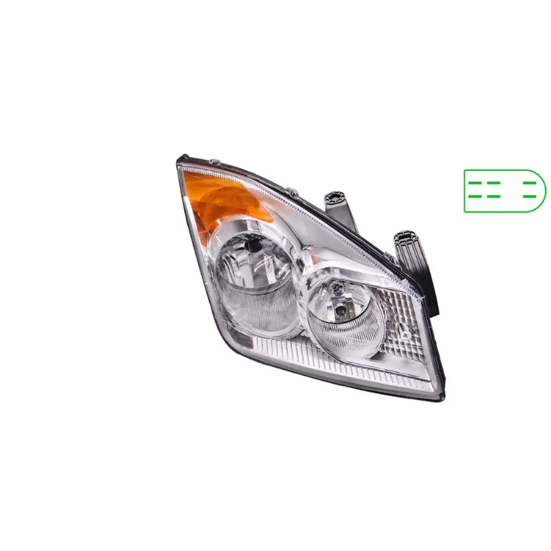 Farol para Ford Fiesta 2008 2009 2010 Pisca Âmbar Orgus Direito