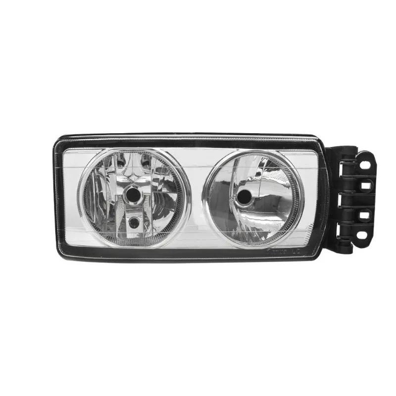 Farol para Iveco Stralis Tector Trakker 2012 até 2022 Máscara Cromada Vidro Orgus Direito