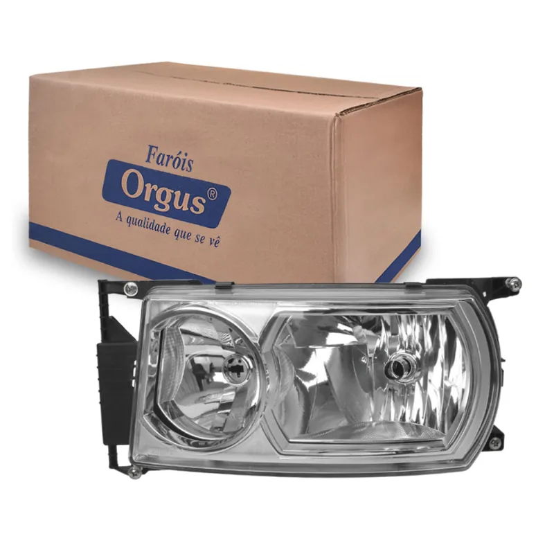Farol para Scania S5 P310 P360 G360 G440 R440 R450 2013 até 2018 Vidro Orgus Esquerdo