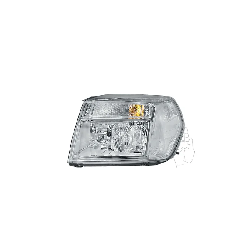 Farol para Ford Ranger 2009 2010 2011 com Pisca Orgus Esquerdo