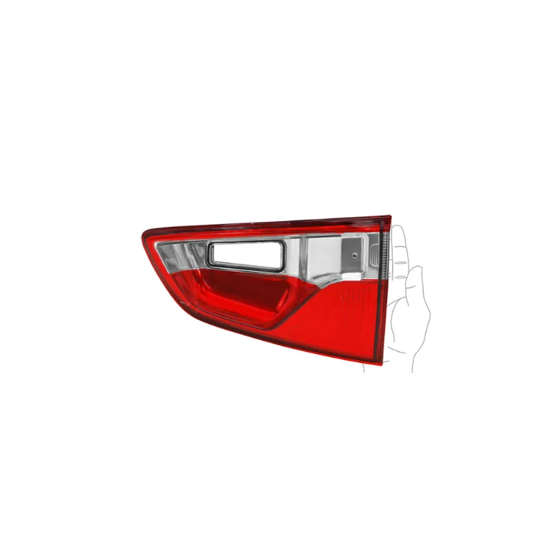 Lanterna Traseira Ecosport 12/16 Porta-malas Orgus Direito