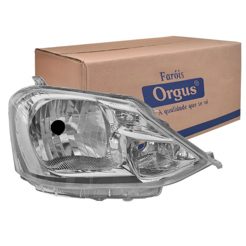 Farol Etios 2012 até 2021 Carcaça Cinza Orgus Direito