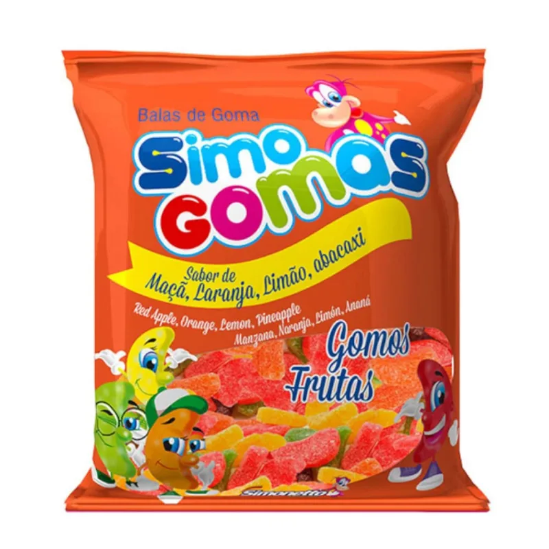 Bala Goma Simonetto Gomus Sabores 500g
