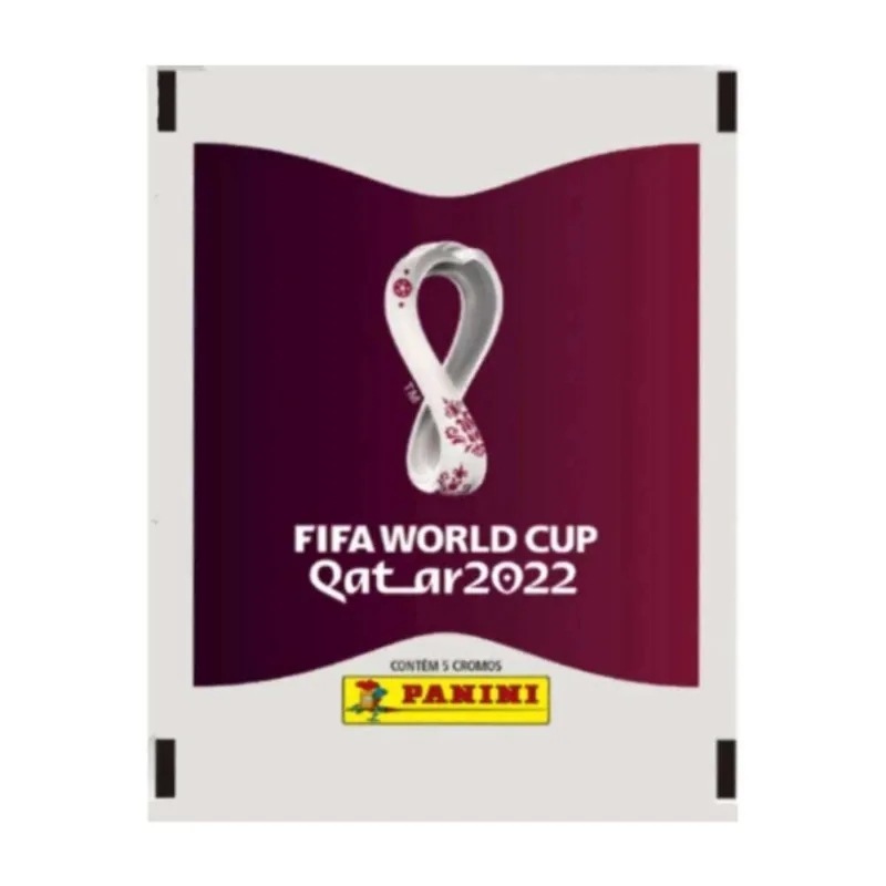 Cartela Figurinhas Copa do Mundo 2022 com 10 envelopes