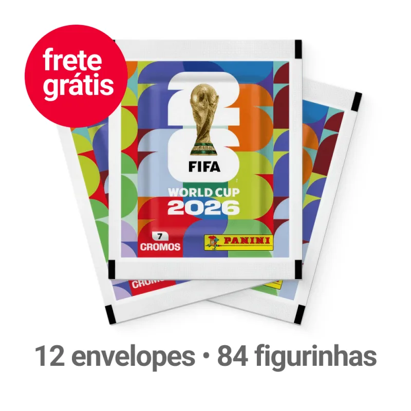 ENVELOPE FIGURINHAS WORLD CUP 2026 PAN. BL0012 QTD. 5.00 BL - Panini - Papelaria