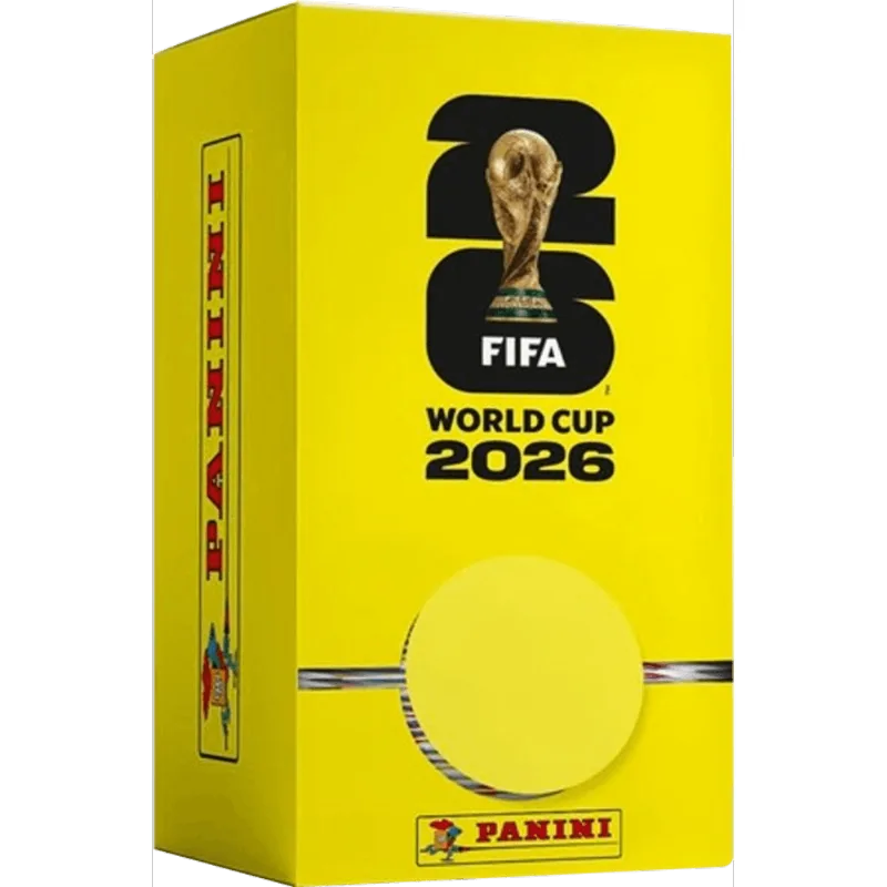 Dispenser de Figurinhas da Copa do Mundo 2026 com 100 Envelopes - Panini