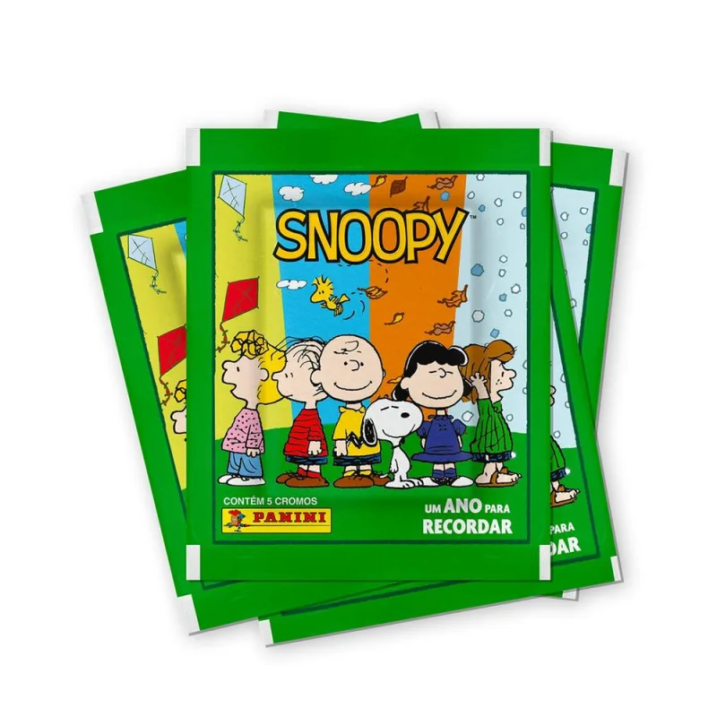 Snoopy - Um Ano Para Recordar - Peanuts 2026 - Envelope Com 5 Cromos - LC - Livros