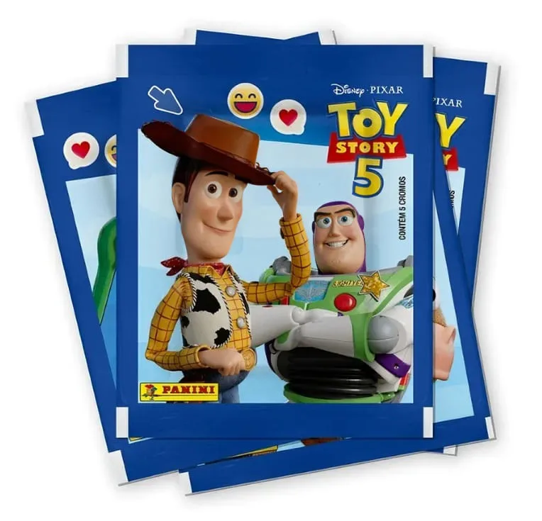 Toy Story 5 - Envelope Com 5 Cromos - LC - Livros