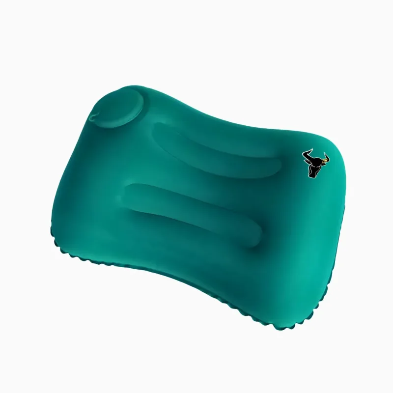 Travesseiro Inflável Ergonômico para Coluna e Pescoço  - Alívio Instantâneo | Portátil  (Verde) - Genérico - Cama, Mesa E Banho