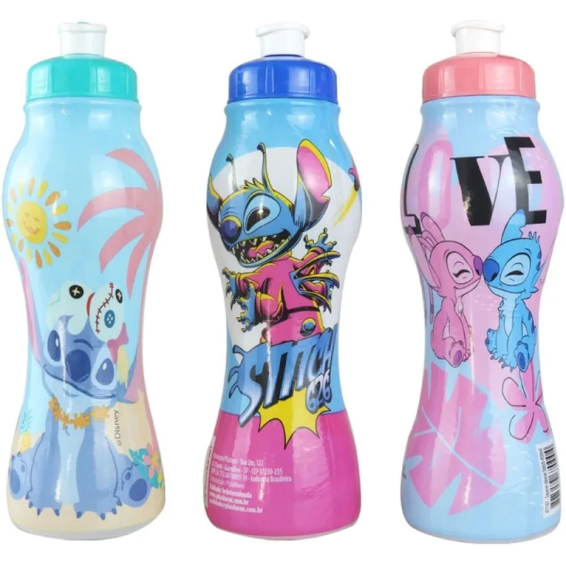 Squeeze STITCH Sleeve PET 450ML (S) - PLASDURAN - Papelaria