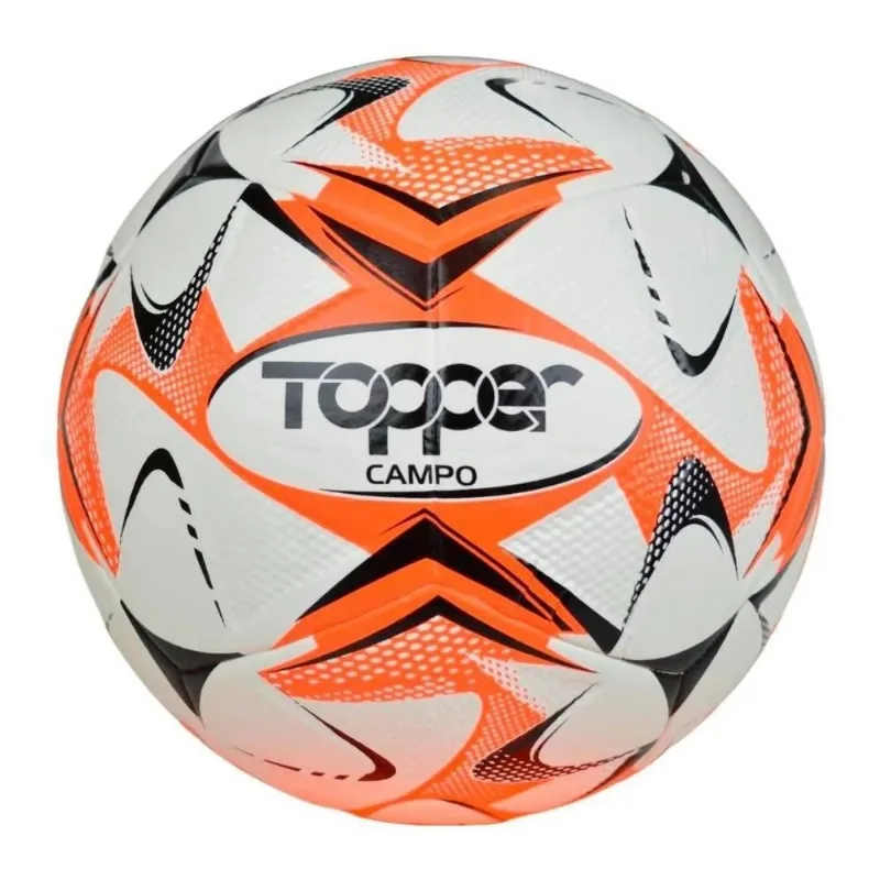 Bola Topper Slick Futebol de Campo Tech Fusion Colorful 7186 Laranja -
