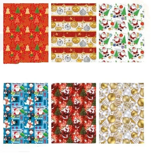 Papel Presente Natal Sortido Rolinho Com 2 Folhas - LC - Presentes