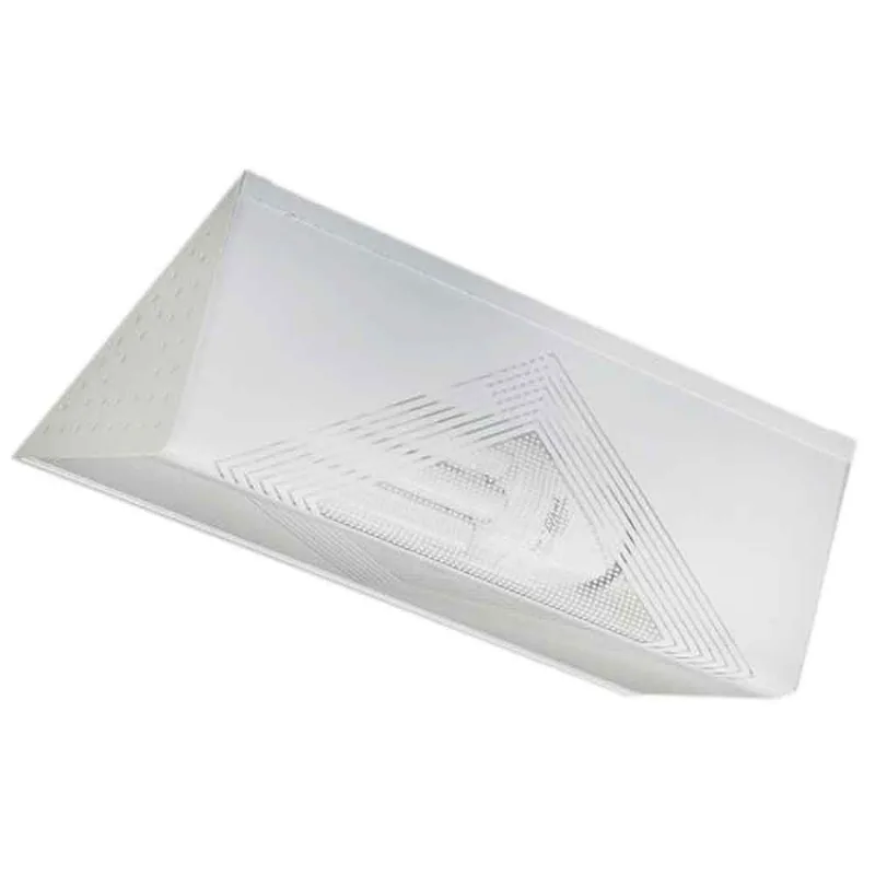 Arandela Cordoba Tualux para 1 lâmpada 20x13cm listrado branco - Tualux