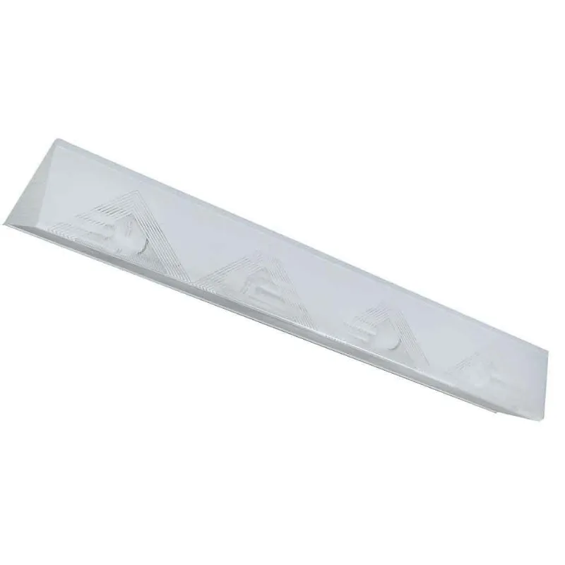 Luminária de Teto Sobrepor para 4 Lâmpadas Córdoba 80x13cm Co-80 Listrado Branco Tualux